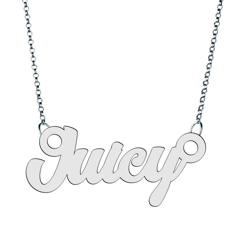 Colier din argint 925 cu numele Juicy