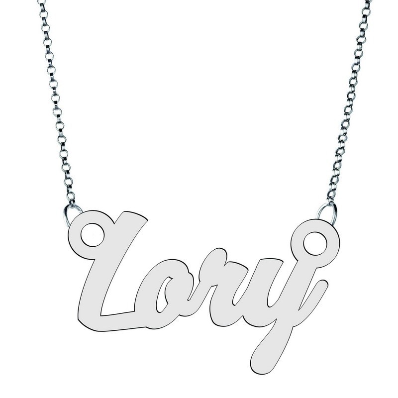 Colier din argint 925 cu numele Lory