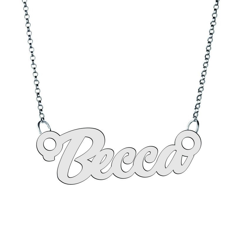 Colier din argint 925 cu numele Becca