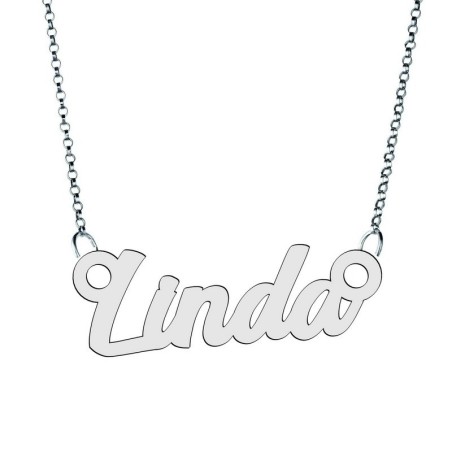 Colier din argint 925 cu numele Linda