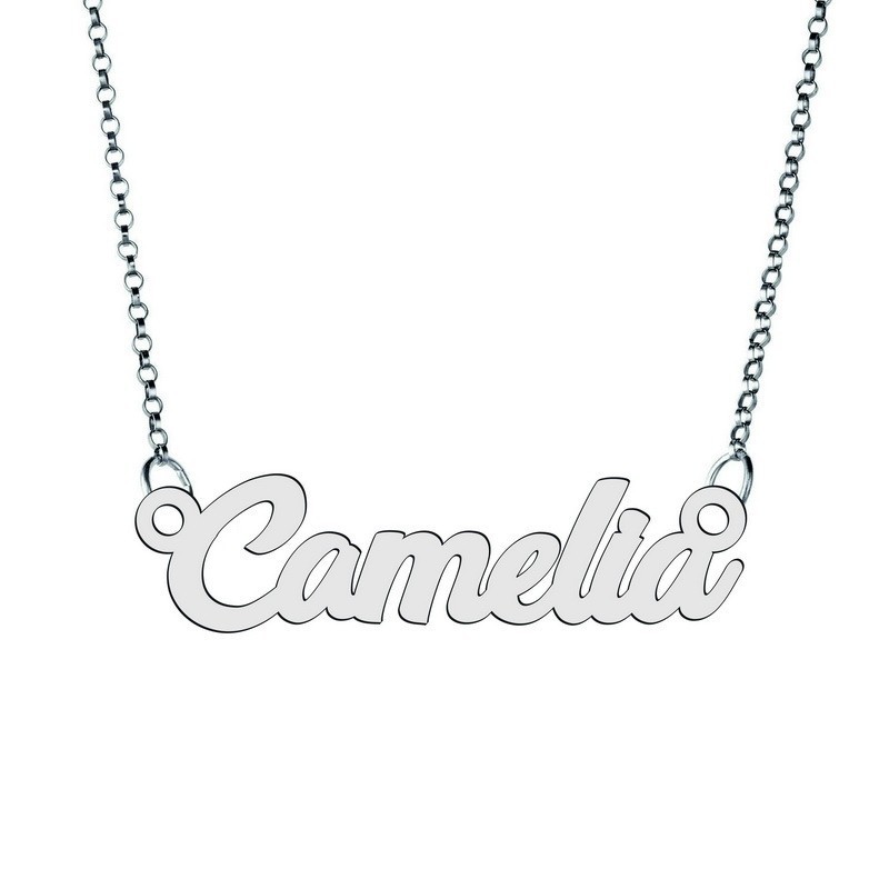 Colier din argint 925 cu numele Camelia