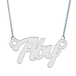 Colier din argint 925 cu numele Aby