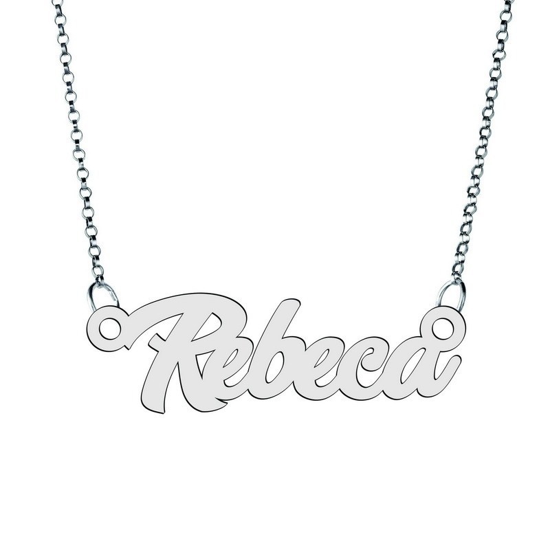 Colier din argint 925 cu numele Rebeca