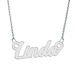 Colier din argint 925 cu numele Linda